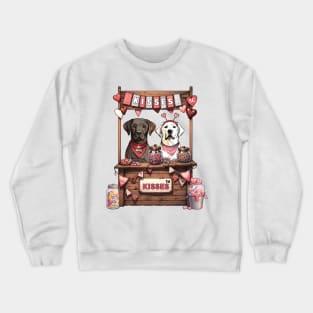 My Labrador Retriever Is My Valentine Crewneck Sweatshirt